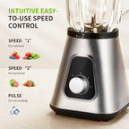 SHARDOR 1200W Blender, Smoothie Juicer And Mike Shake, 52 Oz Countertop Blender & 22 Oz Personal Blender Combo, 3 Adjustable Speed For Frozen Fruit Drinks, Smoothies, Sauces, Gifts For Friends And Family, Large Capacity