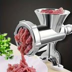 Manual Meat Grinder with Table Clamp - Heavy-Duty Stainless Steel Hand Crank Food Processor, No Electricity Needed, for Ground Meat, Vegetables, Spices