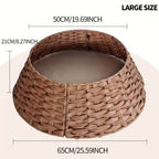 PE Imitation Christmas Tree Fence, Festive Tree Skirt, Home & Kitchen Decor, Holiday Seasonal Arrangement, Christmas Tree Stand, Durable & Easy to Clean, Halloween