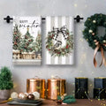 6pcs Festive Christmas Kitchen Towels - 23.62x15.75 Inch, Polyester, Quick-Dry, Absorbent, with Snowman, Reindeer, and Holiday Designs for Kitchen, Dining, and Holiday Decor, Christmas Kitchen Decor