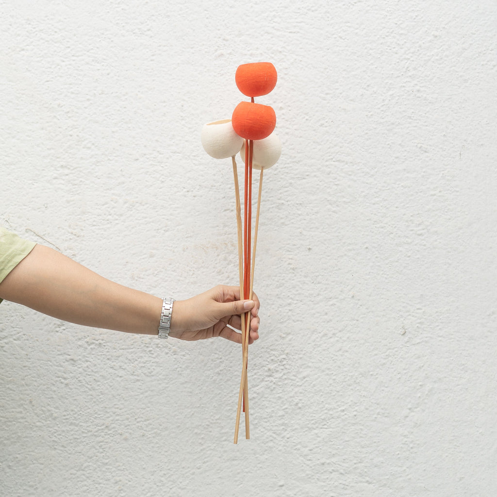 Bell Cup Dried Stems - Set of 5