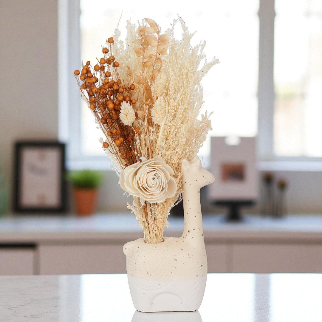 Giraffe Flower Vase