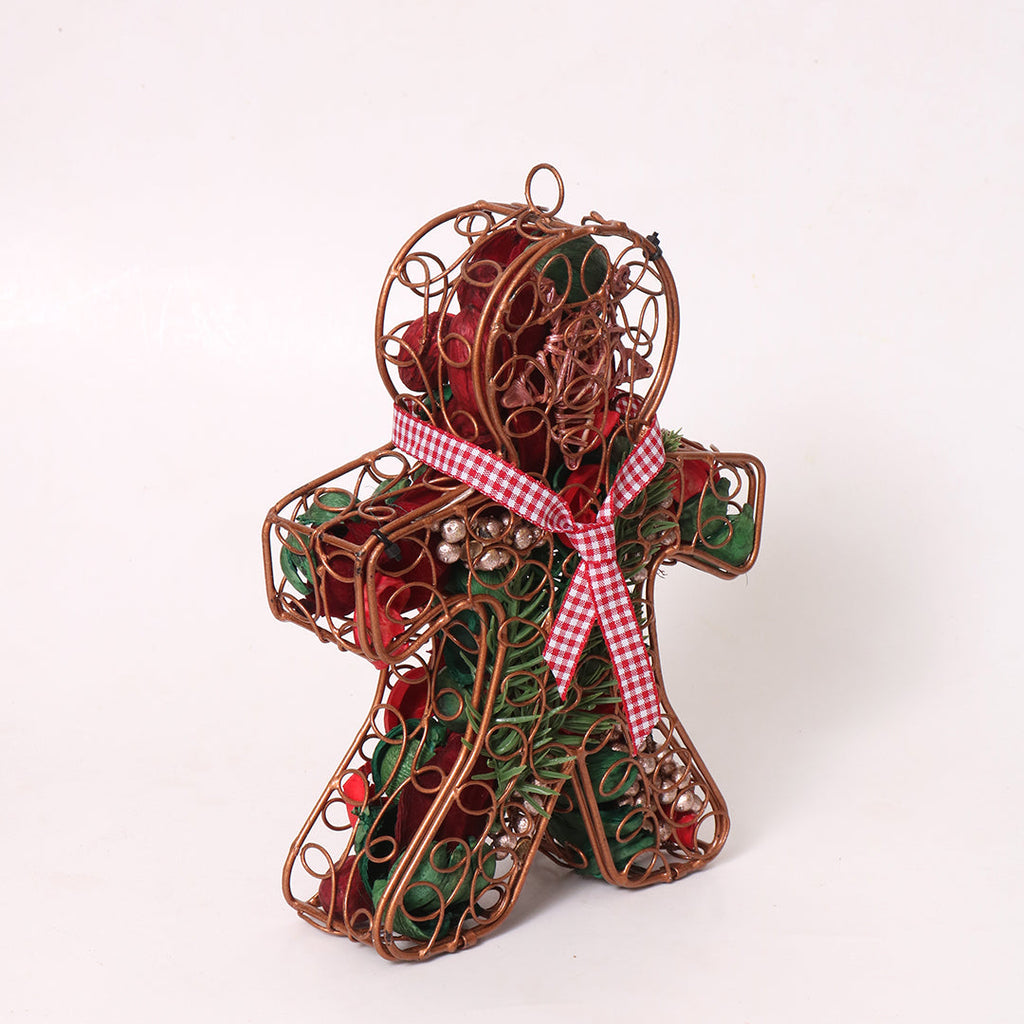 Gingerbread Man Metal Cage Potpourri