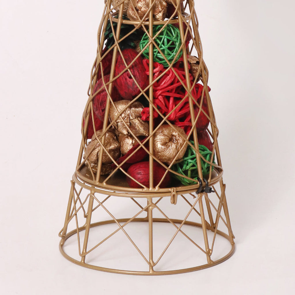 Christmas Tree Metal Cage Potpourri