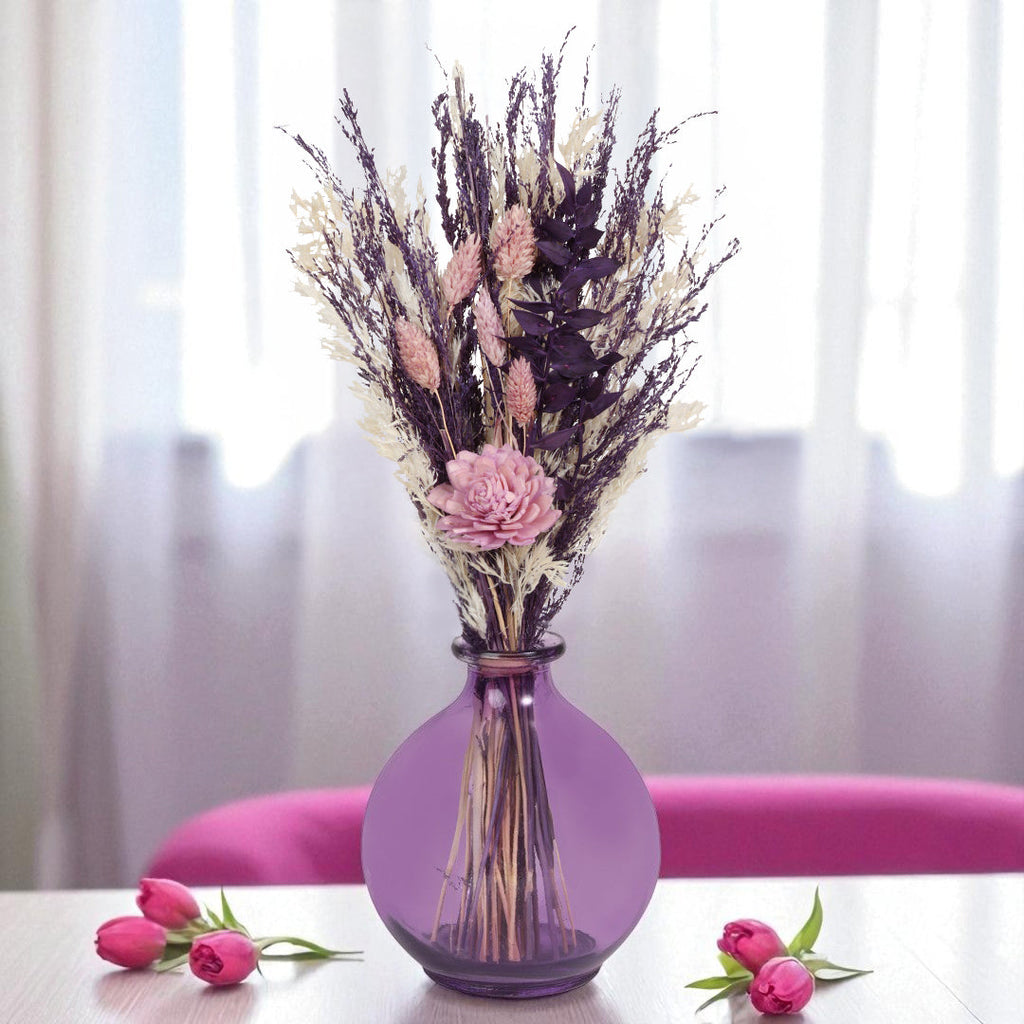 Lilac Grace Round Flower Vase