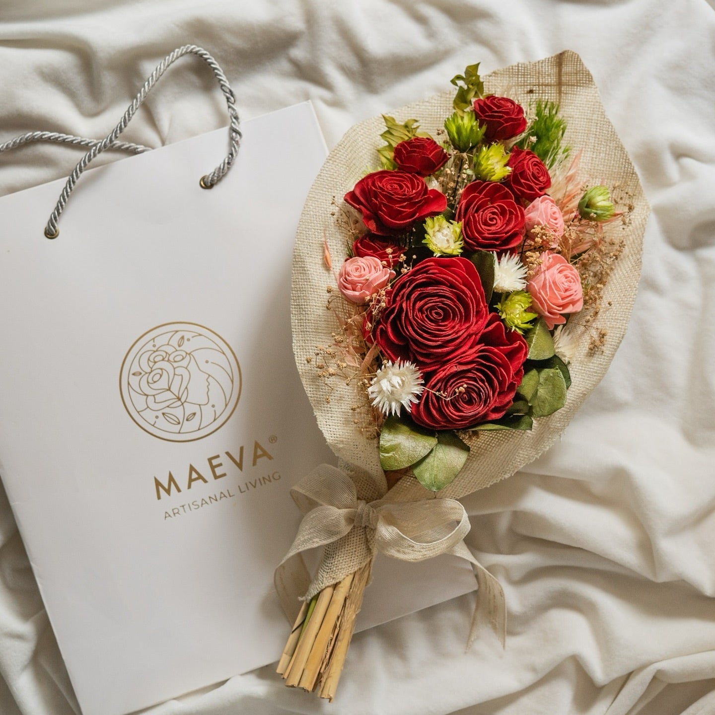 Rose Rogue Dried Flower Bouquet