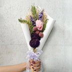 Lavender Hand-Tied Dried Flower Bouquet